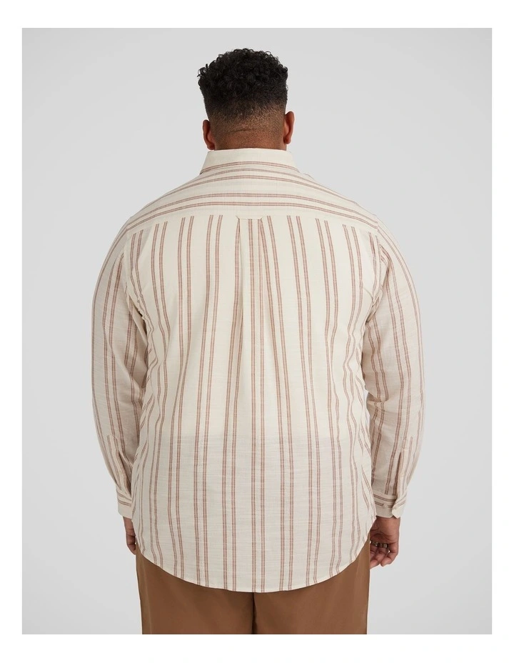 Venice Stripe Shirt in White image 2