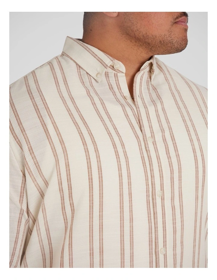 Venice Stripe Shirt in White image 3