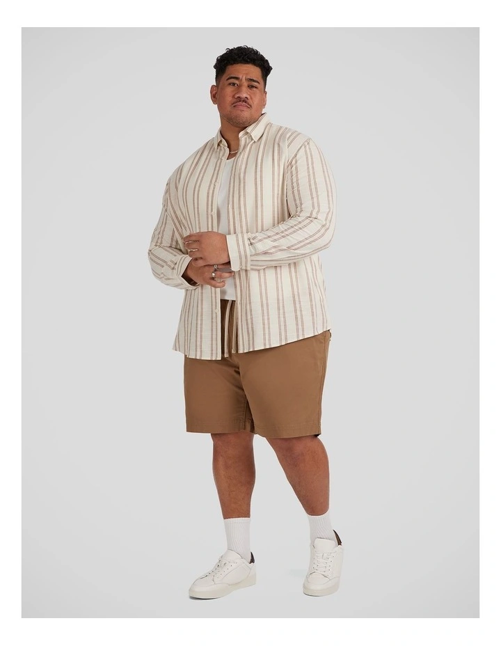 Venice Stripe Shirt in White image 4