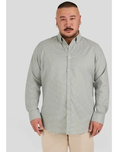 Jaxon Easy Care Check Shirt in Sage Green