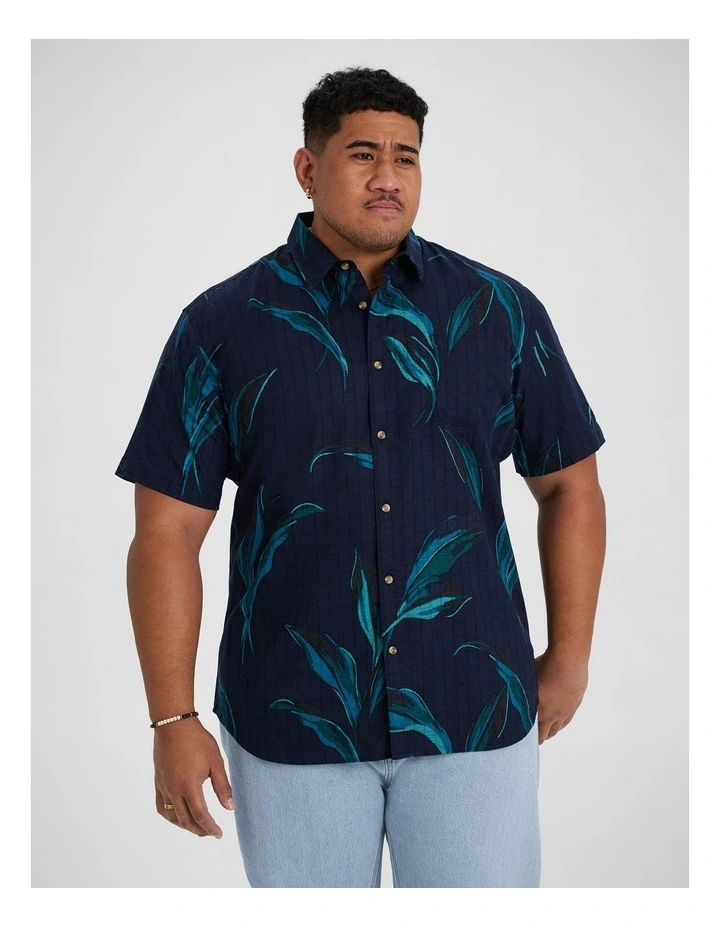 Montpellier Print Shirt in Dark Blue image 1