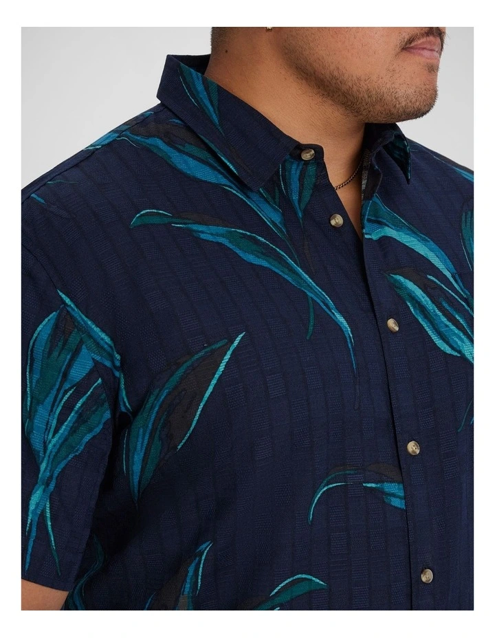 Montpellier Print Shirt in Dark Blue image 3