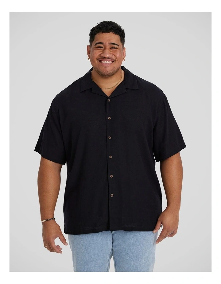 Bondi Relaxed Fit Shirt in Black image 1