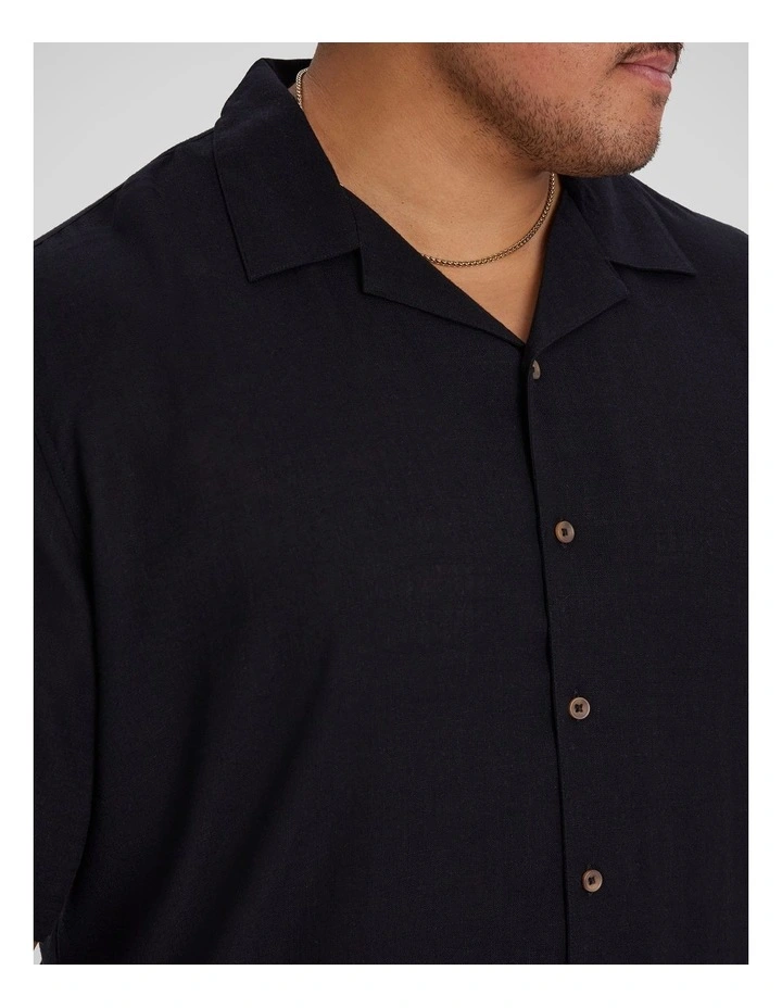Bondi Relaxed Fit Shirt in Black image 3
