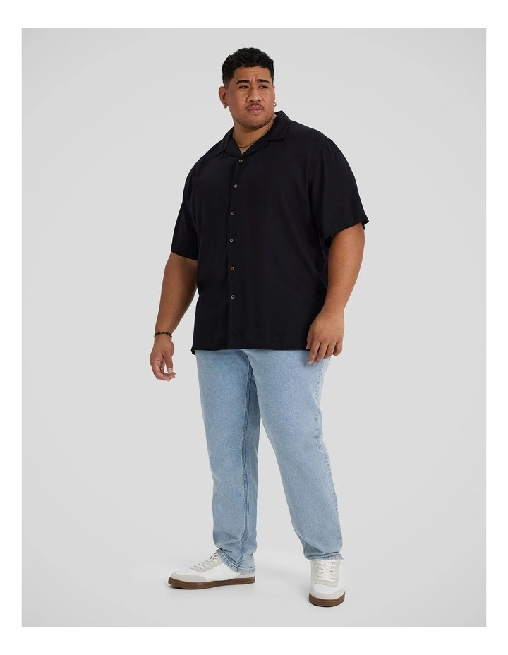 Bondi Relaxed Fit Shirt in Black image 4
