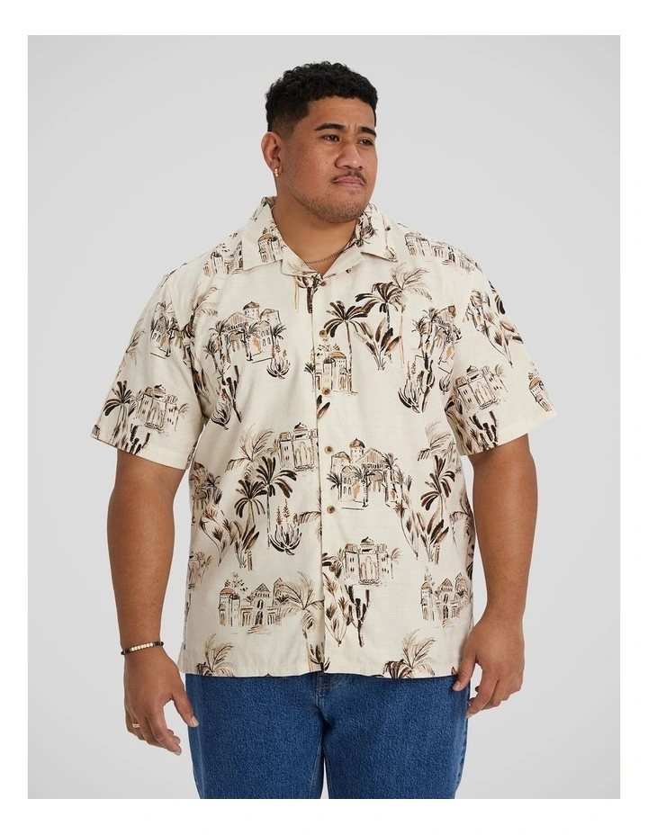 Casablanca Relaxed Fit Shirt in Ecru image 1