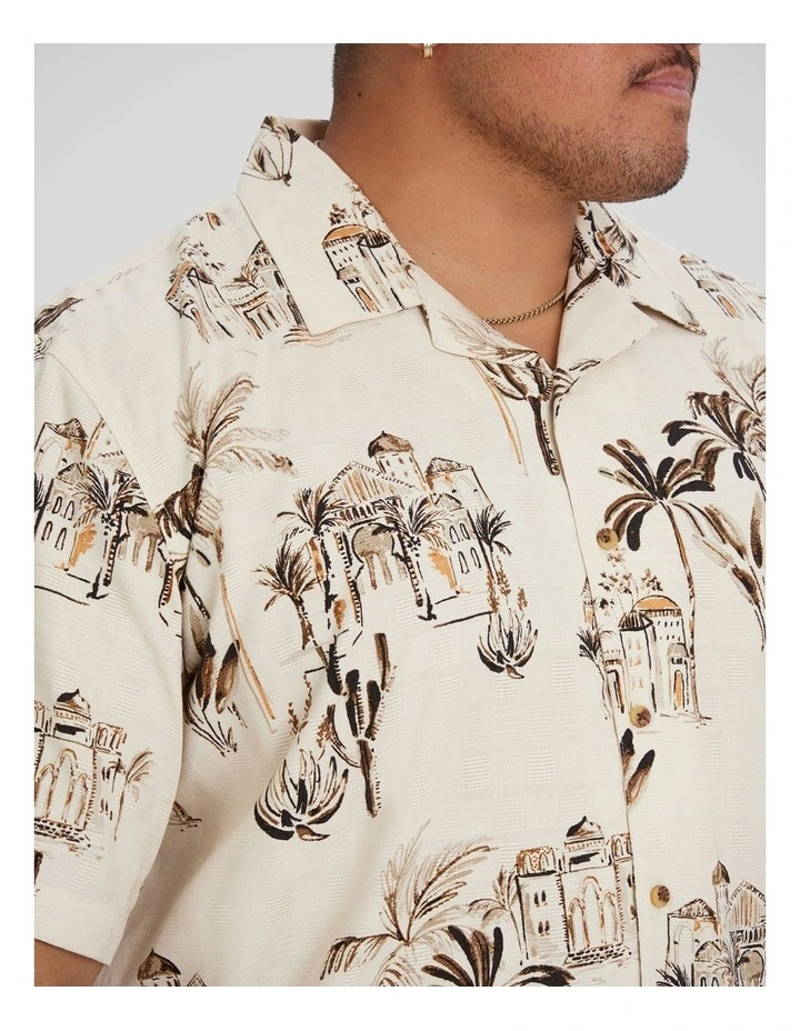 Casablanca Relaxed Fit Shirt in Ecru image 3