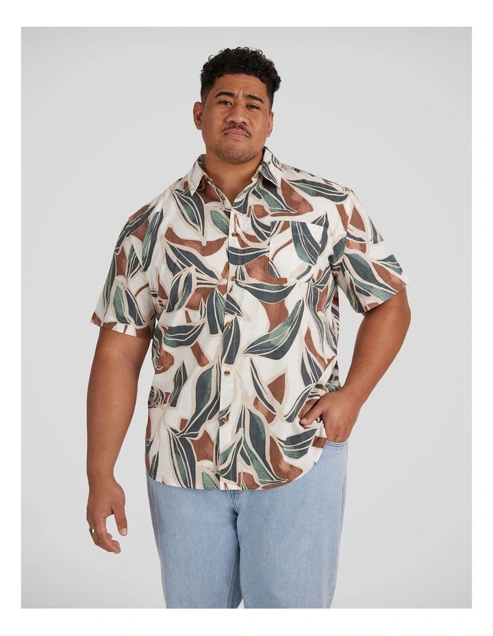 Cannes Print Shirt in White image 1
