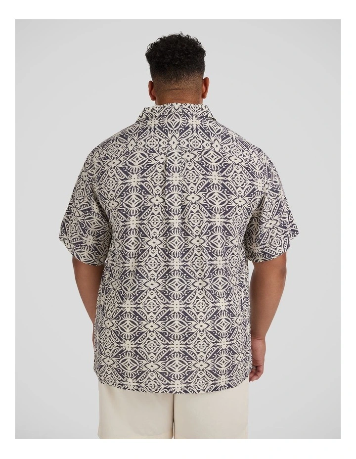 Amalfi Relaxed Fit Shirt in Steel Blue image 2