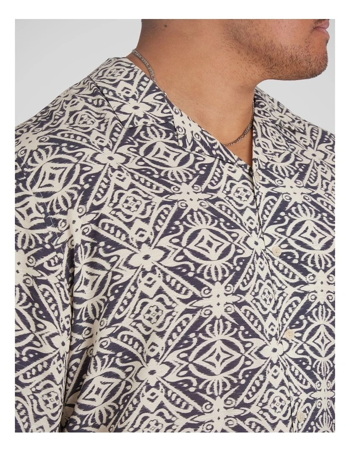 Amalfi Relaxed Fit Shirt in Steel Blue image 3