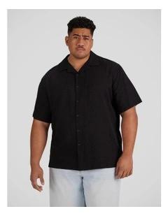 Crete Relaxed Fit Shirt in Black