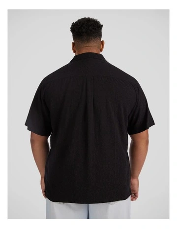 Crete Relaxed Fit Shirt in Black