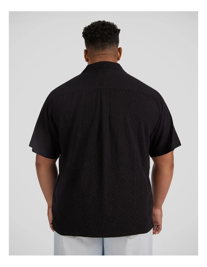Crete Relaxed Fit Shirt in Black image 2