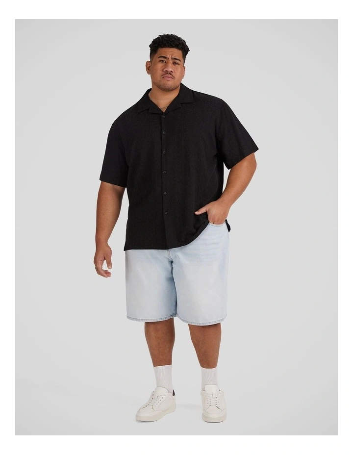 Crete Relaxed Fit Shirt in Black image 4