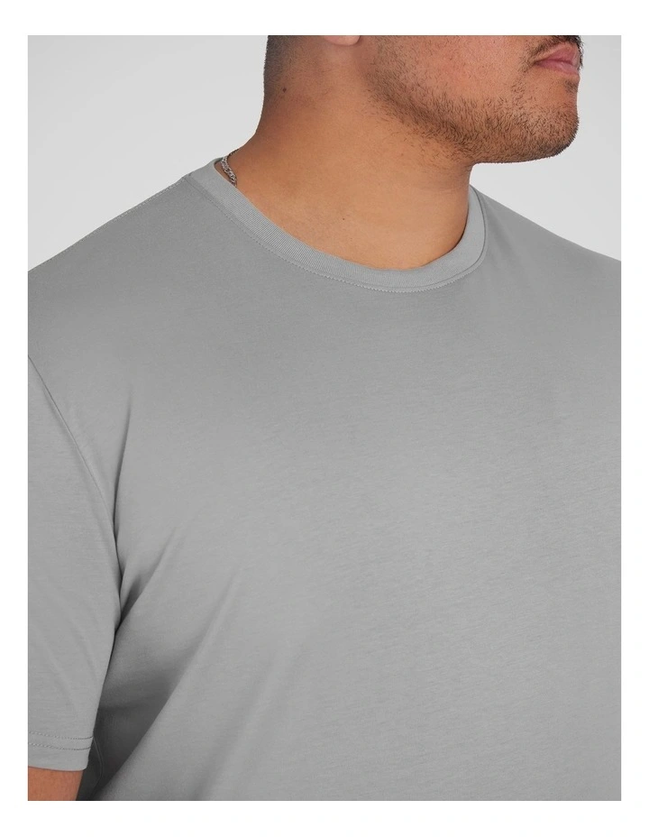 Essential Crew Neck Tee in Fog image 3