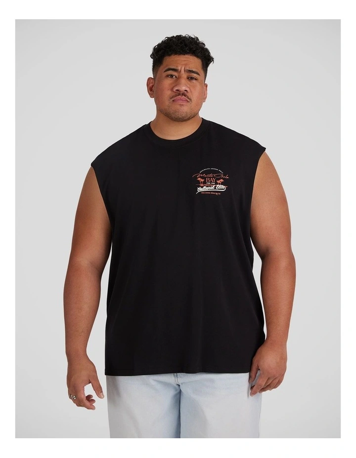 Monte Carlo Muscle Tee in Black image 2
