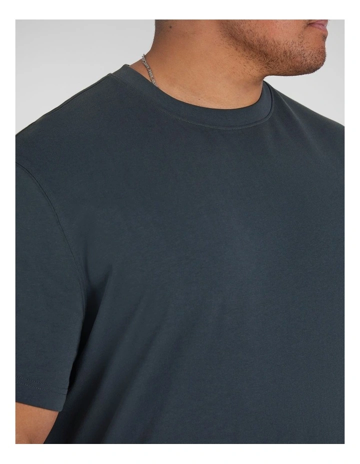 Classic Heavyweight Tee in Peacock image 3