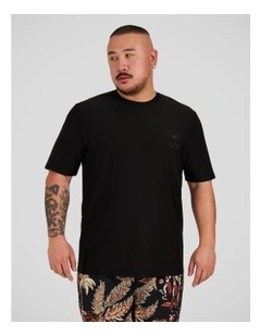 Swim Surf Tee in Black