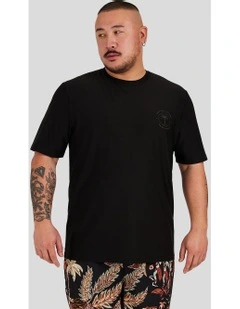 Swim Surf Tee in Black