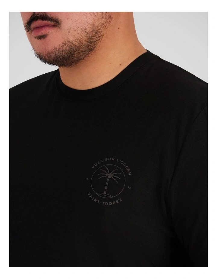 Swim Surf Tee in Black image 3