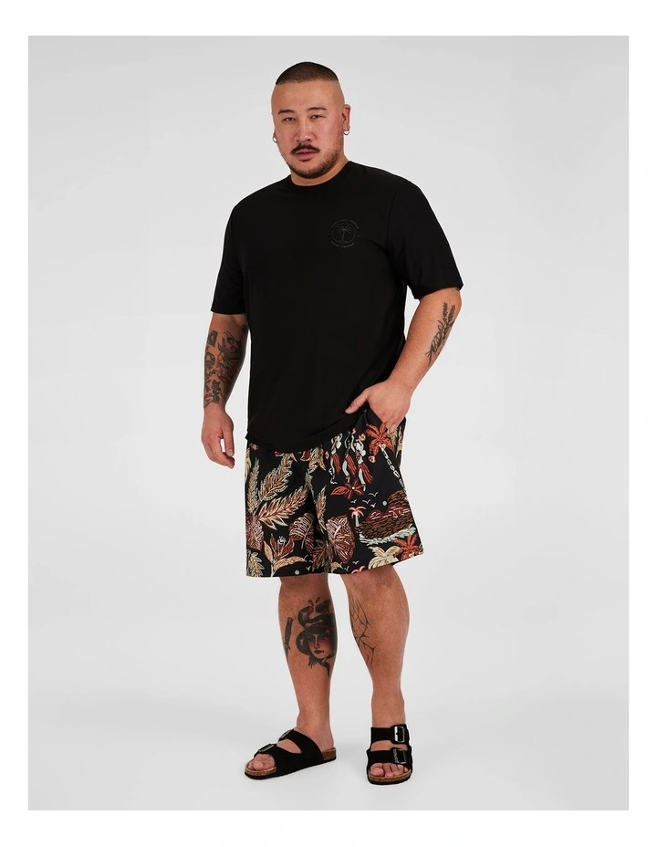 Swim Surf Tee in Black image 4