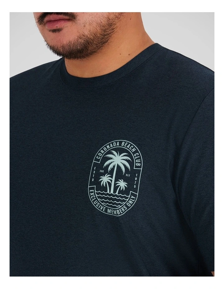 Swim Surf Tee in Navy image 3