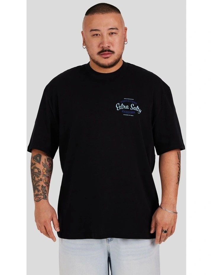 Sardines Relaxed Tee in Black image 2