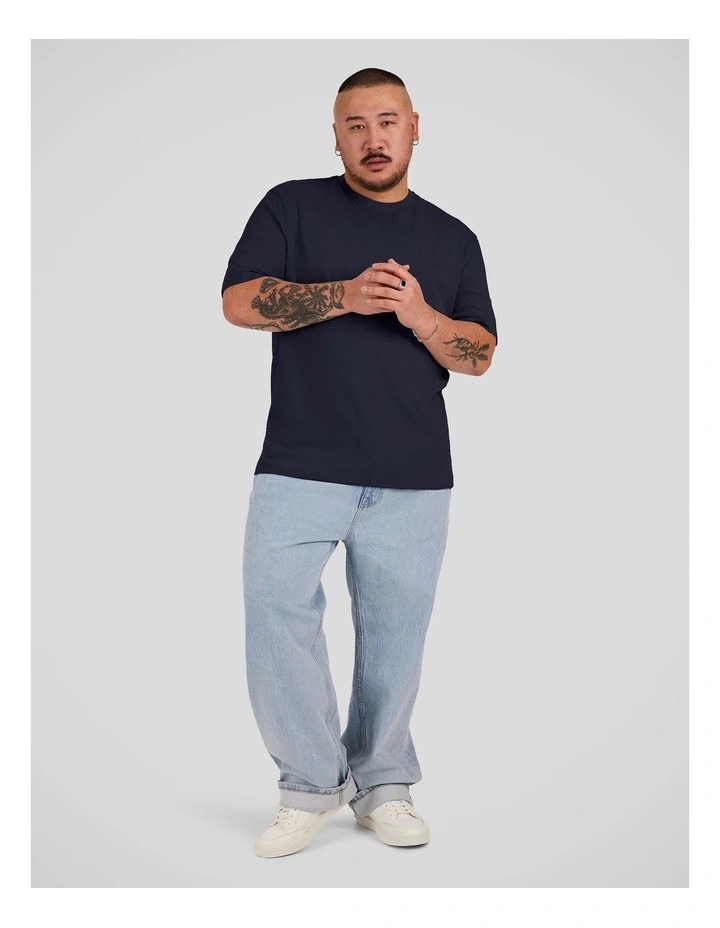 Classic Heavy Weight T-shirt in Indigo image 4