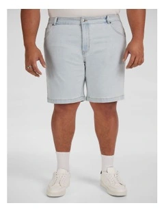 Baxter Slim Denim Short in Light Wash