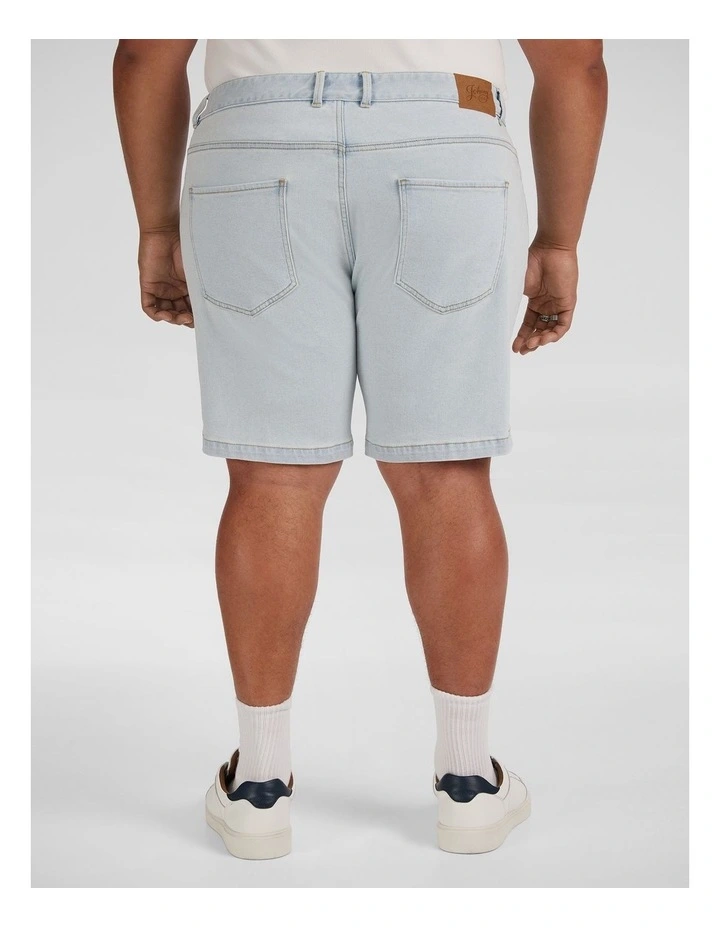 Baxter Slim Denim Short in Light Wash image 2