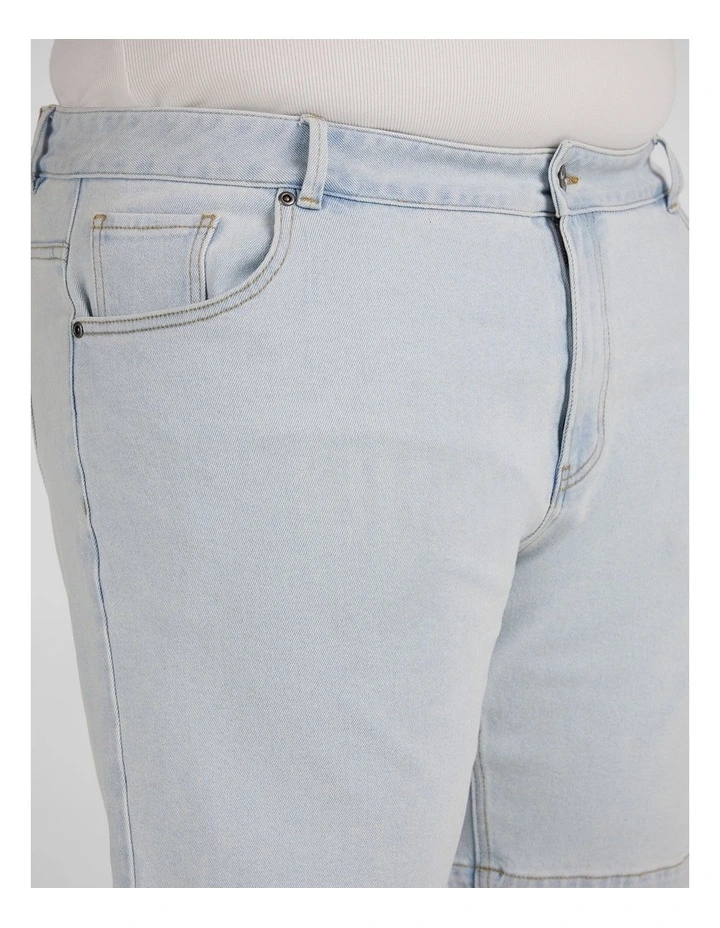 Baxter Slim Denim Short in Light Wash image 3