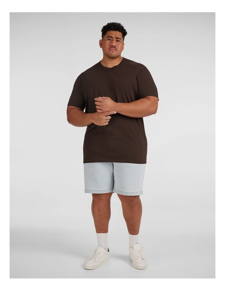Baxter Slim Denim Short in Light Wash image 4