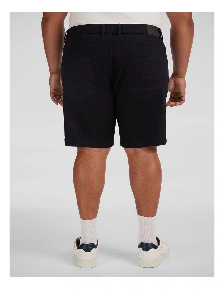 Baxter Slim Denim Short in Black image 2