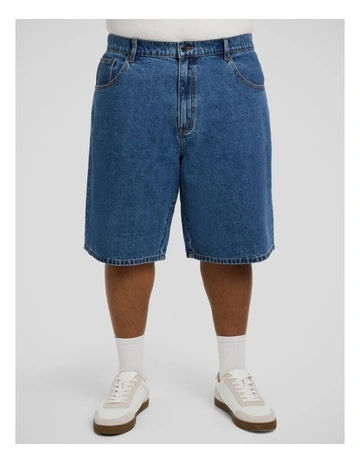 Jake Baggy Denim in Mid Wash