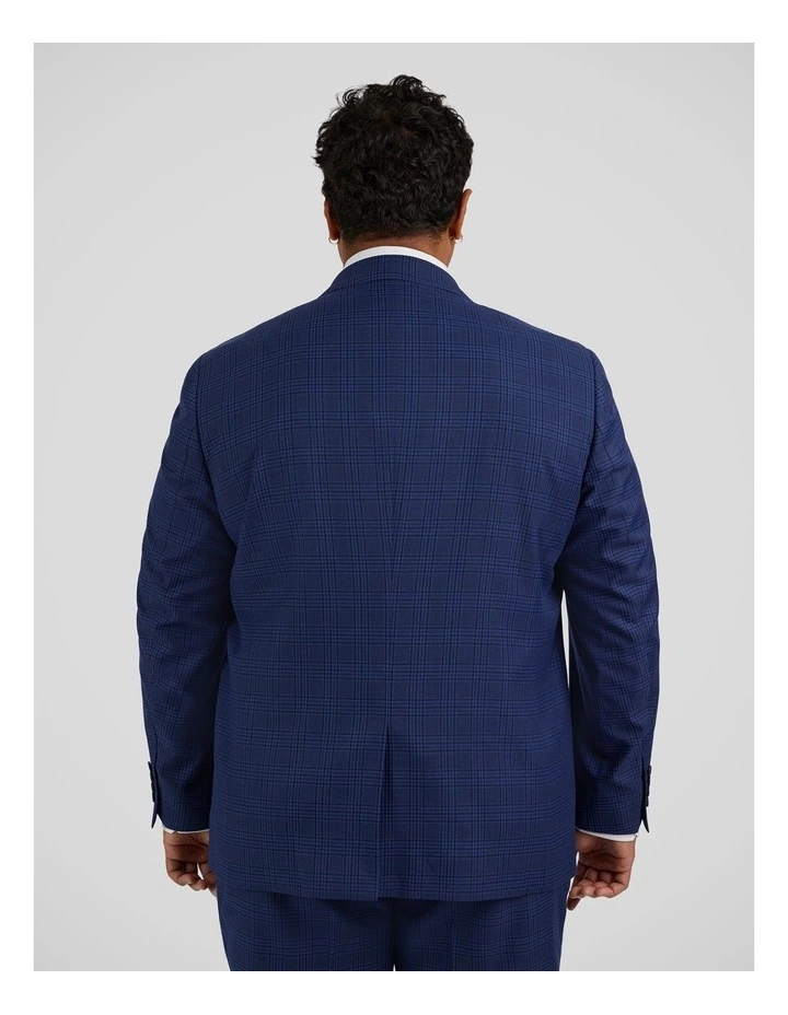 Myles Check Suit Jacket in Royal Blue image 2