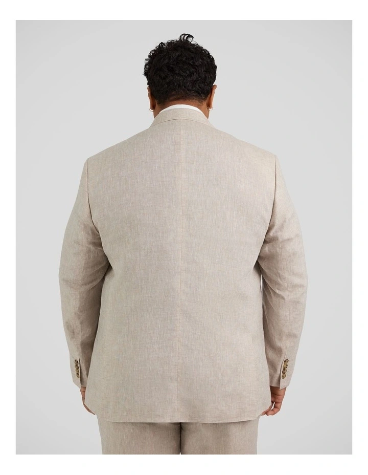 Matteo Linen Suit Jacket in Natural image 2