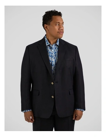 Matteo Linen Suit Jacket in Navy