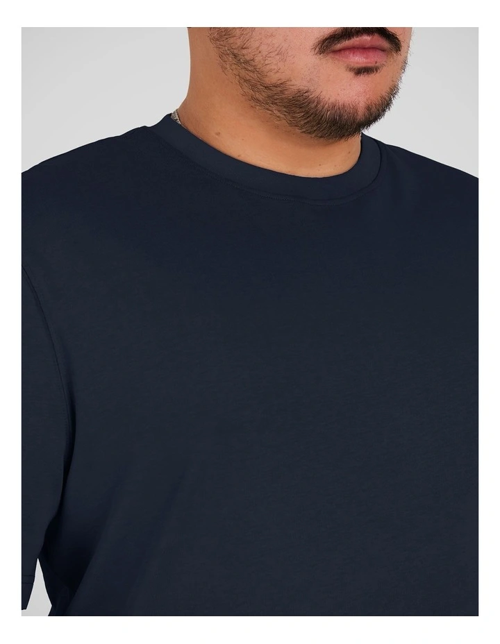 Classic Heavy Weight Tee in Navy image 3