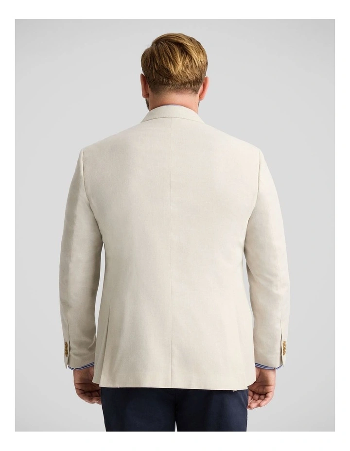 Kent Double Breasted Blazer in Champagne image 3