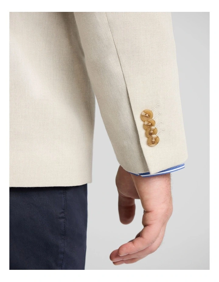 Kent Double Breasted Blazer in Champagne image 5