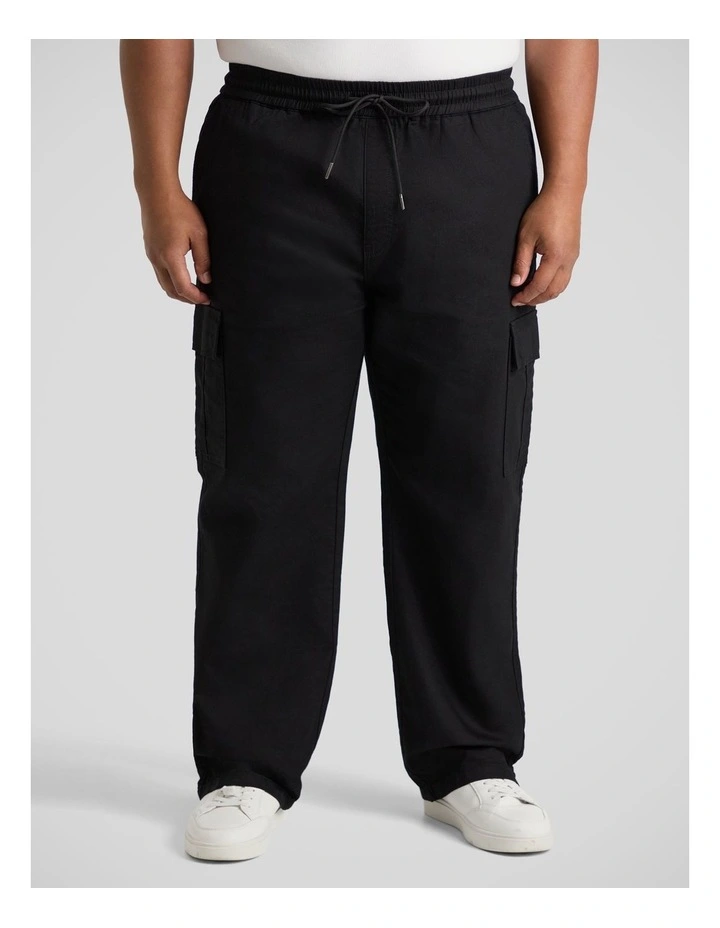 Nate Cargo Pant in Black image 1