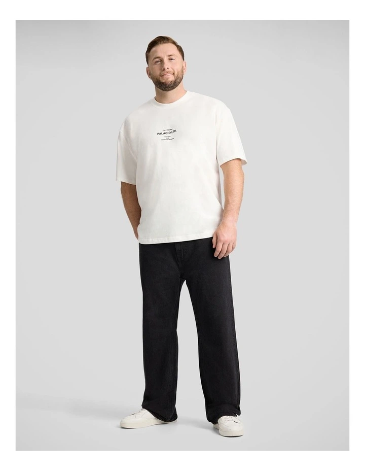 Denzel Relaxed Fit Jean in Black image 4