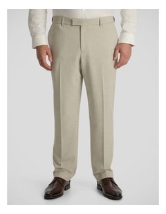 Enzo Textured Suit Pant in Stone