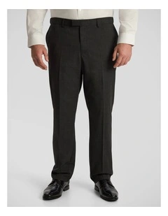 London Check Dress Pant in Charcoal