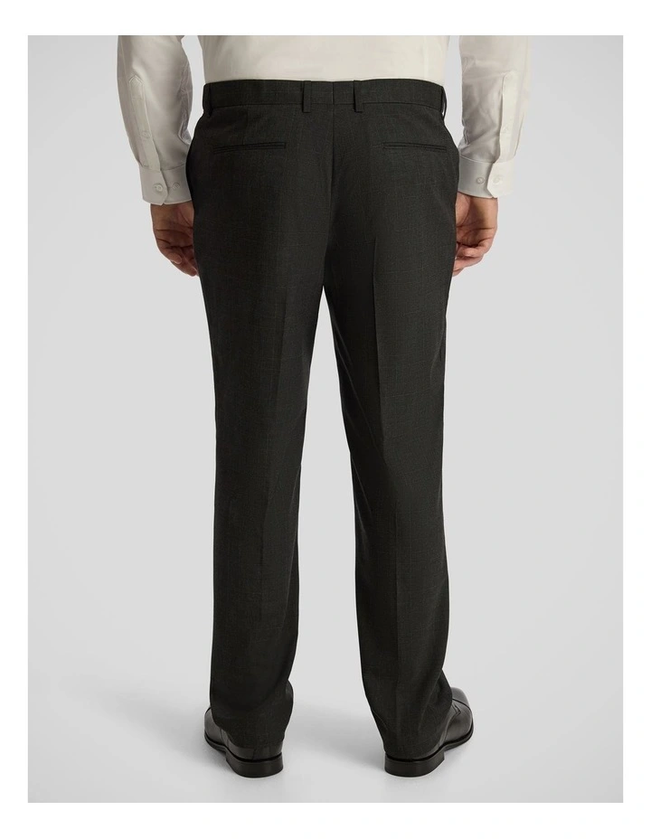 London Check Dress Pant in Charcoal image 2