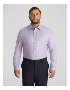 Ace Easycare Twill Dress Shirt in Lilac
