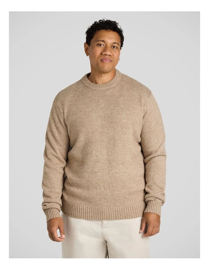 Marle Crew Neck Sweater in Brindle image 1