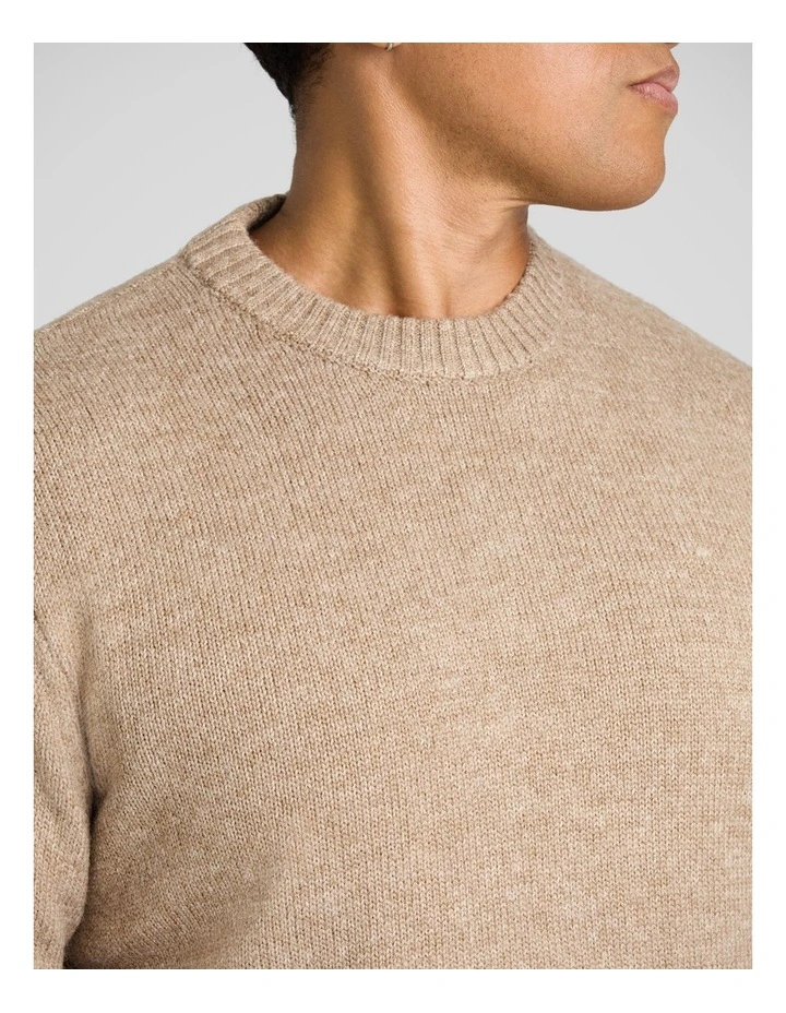 Marle Crew Neck Sweater in Brindle image 3