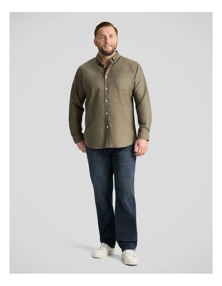 Classic Oxford Shirt in Khaki image 4