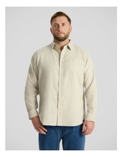 Anders Linen Shirt in Latte